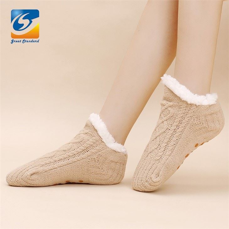 Non Slip Short Sherpa Socks